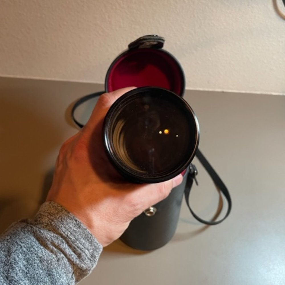 Black Telephoto Camera Lens with Black Case - Unknown Brand - Picture 4 of 6